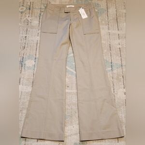 10 Crosby Derek Lam Boot Leg Pants. Tan color. Size 2. NWT